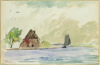 The Banks of the River Meuse in Overschi, 1897